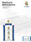 Mobile Preview: Bettwäsche Real Madrid - 135x 200 cm + 80x 80 cm - 100% Baumwolle Reißverschluss